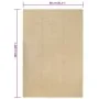 Alfombra rectangular algodón natural 80x160 cm by , Rugs - Ref: Foro24-345110, Price: 45,83 €, Discount: %