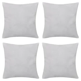 4 fundas blancas para cojines de algodón, 50 x 50 cm de , Cojines - Ref: Foro24-130902, Precio: 24,70 €, Descuento: %