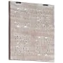 Panel de pared tallado a mano MDF marrón y blanco 40x40x1,5 cm de , Recubrimiento de paredes - Ref: Foro24-321653, Precio: 23...