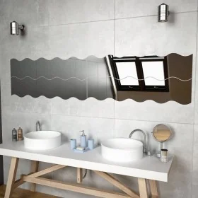 Espejos de pared 4 unidades vidrio ondulado 100x23 cm von , Spiegel - Ref: Foro24-327465, Preis: 63,66 €, Rabatt: %