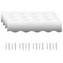 Espejos de pared 4 unidades vidrio ondulado 100x23 cm by , Mirrors - Ref: Foro24-327465, Price: 63,66 €, Discount: %