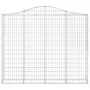 Cestas gaviones 11 uds forma de arco hierro 200x30x160/180 cm by , Pots and planters - Ref: Foro24-3145502, Price: 1,00 €, Di...