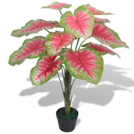 Planta caladium artificial con macetero 85 cm verde by , artificial flora - Ref: Foro24-244436, Price: 45,58 €, Discount: %
