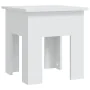 Mesa de centro madera de ingeniería blanca 40x40x42 cm by , Coffee table - Ref: Foro24-810244, Price: 26,16 €, Discount: %