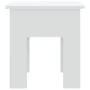 Mesa de centro madera de ingeniería blanca 40x40x42 cm by , Coffee table - Ref: Foro24-810244, Price: 26,16 €, Discount: %