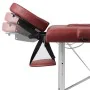 Mesa plegable masaje y accesorios 2 zonas aluminio rojo by , massage tables - Ref: Foro24-110087, Price: 142,16 €, Discount: %