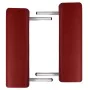 Mesa plegable masaje y accesorios 2 zonas aluminio rojo by , massage tables - Ref: Foro24-110087, Price: 142,16 €, Discount: %