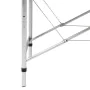 Mesa plegable masaje y accesorios 2 zonas aluminio rojo by , massage tables - Ref: Foro24-110087, Price: 142,16 €, Discount: %