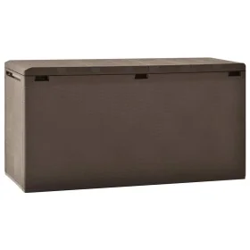 Caja de almacenamiento de jardín marrón 114x47x60 cm von , Aufbewahrungsboxen für den Außenbereich - Ref: Foro24-49447, Preis...