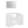 Conjunto de muebles de baño madera contrachapada blanco von , Badezimmermöbel - Ref: Foro24-802579, Preis: 70,87 €, Rabatt: %