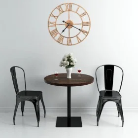 Reloj de pared de metal dorado 40 cm by , Wall clocks - Ref: Foro24-283860, Price: 58,14 €, Discount: %