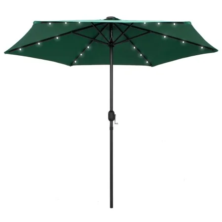 Sombrilla de jardín con luces LED palo de aluminio verde 270 cm von , Sonnenschirme - Ref: Foro24-47352, Preis: 90,33 €, Raba...