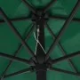 Sombrilla de jardín con luces LED palo de aluminio verde 270 cm von , Sonnenschirme - Ref: Foro24-47352, Preis: 90,33 €, Raba...