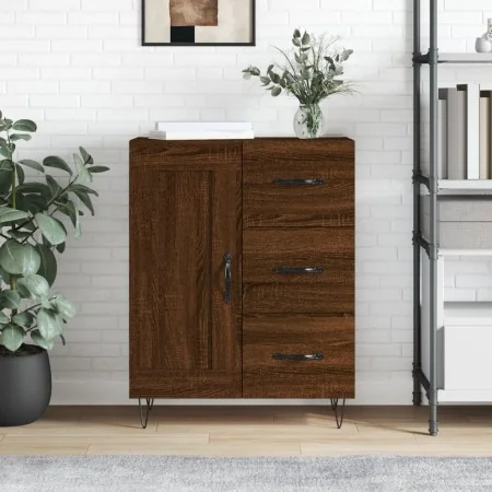 Aparador de madera de ingeniería marrón roble 69,5x34x90 cm von , Sideboards - Ref: Foro24-830259, Preis: 93,12 €, Rabatt: %