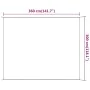 Toldo vertical blanco 300x360 cm tela oxford by , Umbrellas - Ref: Foro24-148193, Price: 34,59 €, Discount: %