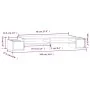 Soporte para monitor madera maciza de pino 100x27,5x15 cm de , Bases y elevadores para ordenadores - Ref: Foro24-813969, Prec...