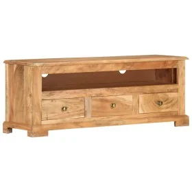 Mueble de TV madera maciza de acacia marrón 110x30x40 cm by , TV Furniture - Ref: Foro24-337850, Price: 209,22 €, Discount: %