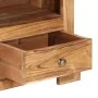 Mueble de TV madera maciza de acacia marrón 110x30x40 cm by , TV Furniture - Ref: Foro24-337850, Price: 211,19 €, Discount: %