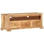 Mueble de TV madera maciza de acacia marrón 110x30x40 cm by , TV Furniture - Ref: Foro24-337850, Price: 211,19 €, Discount: %