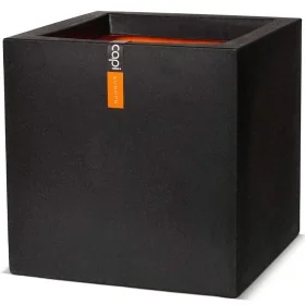Capi Jardinera cuadrada Urban Smooth negra 30x30x30 cm KBL902 by , Pots and planters - Ref: Foro24-424341, Price: 54,75 €, Di...
