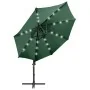 Sombrilla de jardín voladiza con palo y luces LED verde 300 cm von , Sonnenschirme - Ref: Foro24-312329, Preis: 188,31 €, Rab...