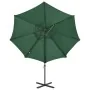 Sombrilla de jardín voladiza con palo y luces LED verde 300 cm von , Sonnenschirme - Ref: Foro24-312329, Preis: 188,31 €, Rab...