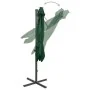 Sombrilla de jardín voladiza con palo y luces LED verde 300 cm von , Sonnenschirme - Ref: Foro24-312329, Preis: 188,31 €, Rab...