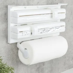 HI Portarrollo de cocina de pared blanco by , Kitchen paper dispensers and holders - Ref: Foro24-429110, Price: 21,66 €, Disc...