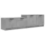 Mueble de TV madera contrachapada gris hormigón 158,5x36x45 cm by , TV Furniture - Ref: Foro24-811488, Price: 89,64 €, Discou...
