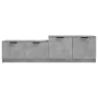 Mueble de TV madera contrachapada gris hormigón 158,5x36x45 cm by , TV Furniture - Ref: Foro24-811488, Price: 89,64 €, Discou...
