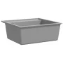 Fregadero de cocina con rebosadero granito gris by , Sinks - Ref: Foro24-147062, Price: 176,03 €, Discount: %