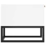 Mesa de centro hierro y madera contrachapada blanco 80x40x35 cm by , Coffee table - Ref: Foro24-352100, Price: 114,48 €, Disc...