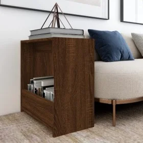 Mesa auxiliar madera contrachapada roble marrón 50x26x50 cm by , Side tables - Ref: Foro24-826631, Price: 32,94 €, Discount: %