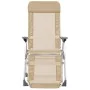 Sillas de camping plegables reposapiés 2 uds textilene crema von , Gartenstühle - Ref: Foro24-360147, Preis: 170,51 €, Rabatt: %