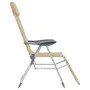 Sillas de camping plegables reposapiés 2 uds textilene crema von , Gartenstühle - Ref: Foro24-360147, Preis: 170,51 €, Rabatt: %
