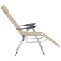 Sillas de camping plegables reposapiés 2 uds textilene crema von , Gartenstühle - Ref: Foro24-360147, Preis: 170,51 €, Rabatt: %