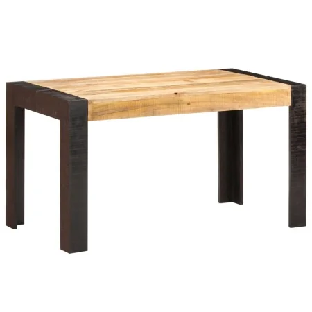 Mesa de comedor madera maciza de mango en bruto 140x70x76 cm by , Kitchen and dining tables - Ref: Foro24-289654, Price: 267,...