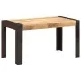 Mesa de comedor madera maciza de mango en bruto 140x70x76 cm by , Kitchen and dining tables - Ref: Foro24-289654, Price: 267,...