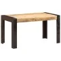 Mesa de comedor madera maciza de mango en bruto 140x70x76 cm by , Kitchen and dining tables - Ref: Foro24-289654, Price: 267,...