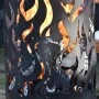 Esschert Design Brasero Flames de acero al carbono negro FF408 de , Chimeneas - Ref: Foro24-422498, Precio: 246,60 €, Descuen...