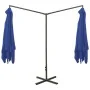 Sombrilla doble jardín con palo de acero azul celeste 600x300cm de , Sombrillas - Ref: Foro24-312561, Precio: 171,95 €, Descu...