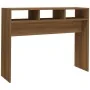 Mesa consola madera contrachapada roble marrón 105x30x80 cm by , Side tables - Ref: Foro24-815941, Price: 46,77 €, Discount: %