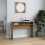 Mesa consola madera contrachapada roble marrón 105x30x80 cm by , Side tables - Ref: Foro24-815941, Price: 46,77 €, Discount: %