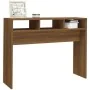Mesa consola madera contrachapada roble marrón 105x30x80 cm by , Side tables - Ref: Foro24-815941, Price: 46,77 €, Discount: %