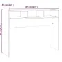 Mesa consola madera contrachapada roble marrón 105x30x80 cm by , Side tables - Ref: Foro24-815941, Price: 46,77 €, Discount: %