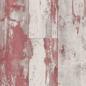 DUTCH WALLCOVERINGS Papel de pared madera rojo y beige by , Painted paper - Ref: Foro24-430622, Price: 24,67 €, Discount: %