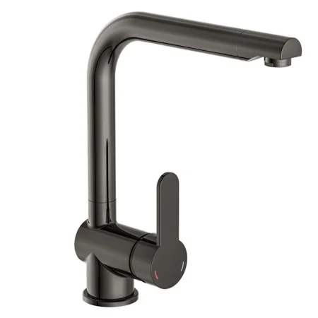 SCHÜTTE Grifo mezclador de fregadero con caño alto RIO grafito brillo by , Faucets - Ref: Foro24-435060, Price: 100,10 €, Dis...