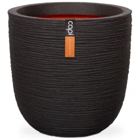 Capi Macetero Nature Rib negro 35x34 cm KBLR932 by , Pots and planters - Ref: Foro24-424233, Price: 62,01 €, Discount: %