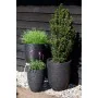 Capi Macetero Nature Rib negro 35x34 cm KBLR932 by , Pots and planters - Ref: Foro24-424233, Price: 61,95 €, Discount: %
