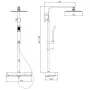 SCHÜTTE Sistema termostático de ducha OCEAN by , shower heads - Ref: Foro24-425815, Price: 329,12 €, Discount: %